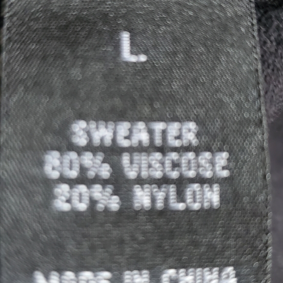 Black AB Studio Sweater Dress Botton Collar large - Picture 6 of 6